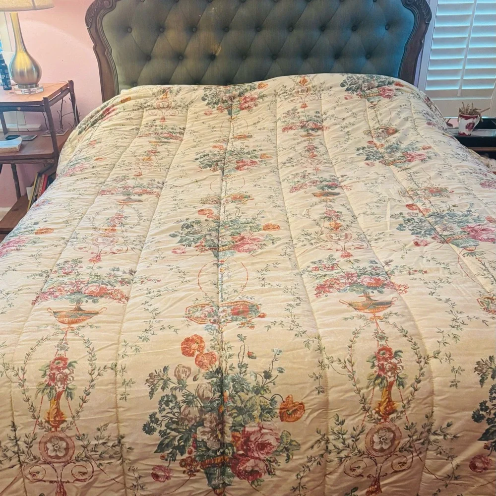 Vintage Lauren Ralph Lauren Villandry Floral Full/ Queen Comforter